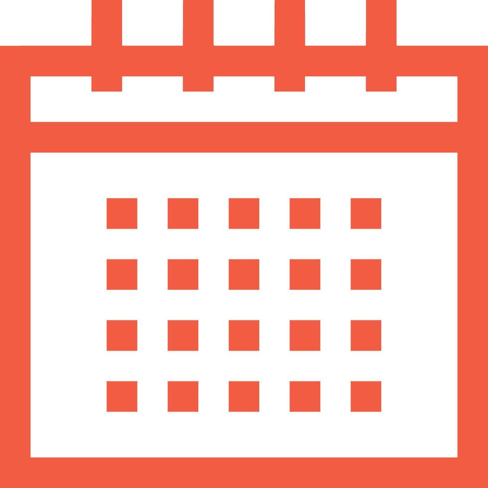 Kalender Symbol Symbol Bild vektor