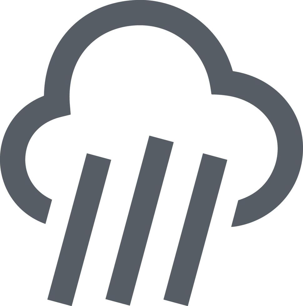 Wolke Symbol Symbol Bild. Illustration von das Hosting Lager Design Bild vektor