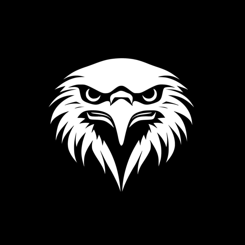 Adler - - minimalistisch und eben Logo - - Illustration vektor