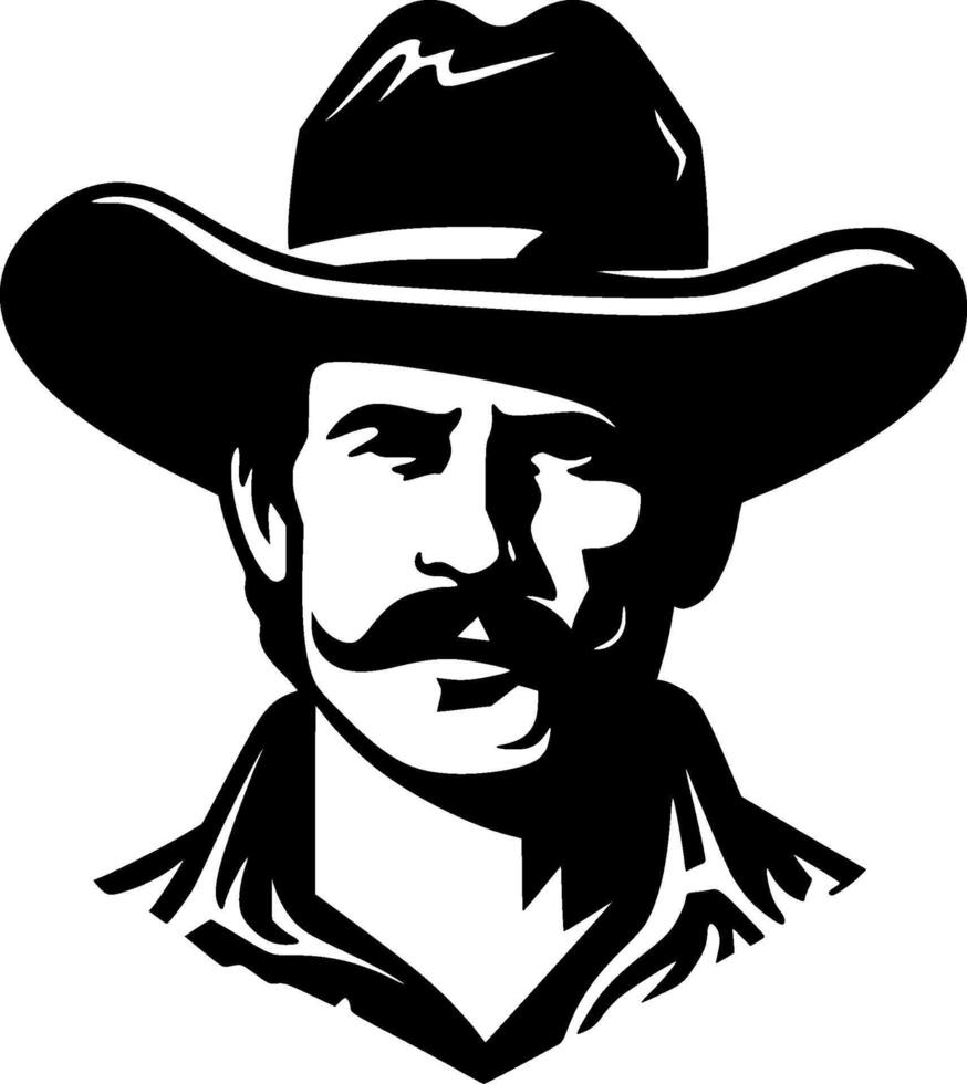 Western - - hoch Qualität Logo - - Illustration Ideal zum T-Shirt Grafik vektor