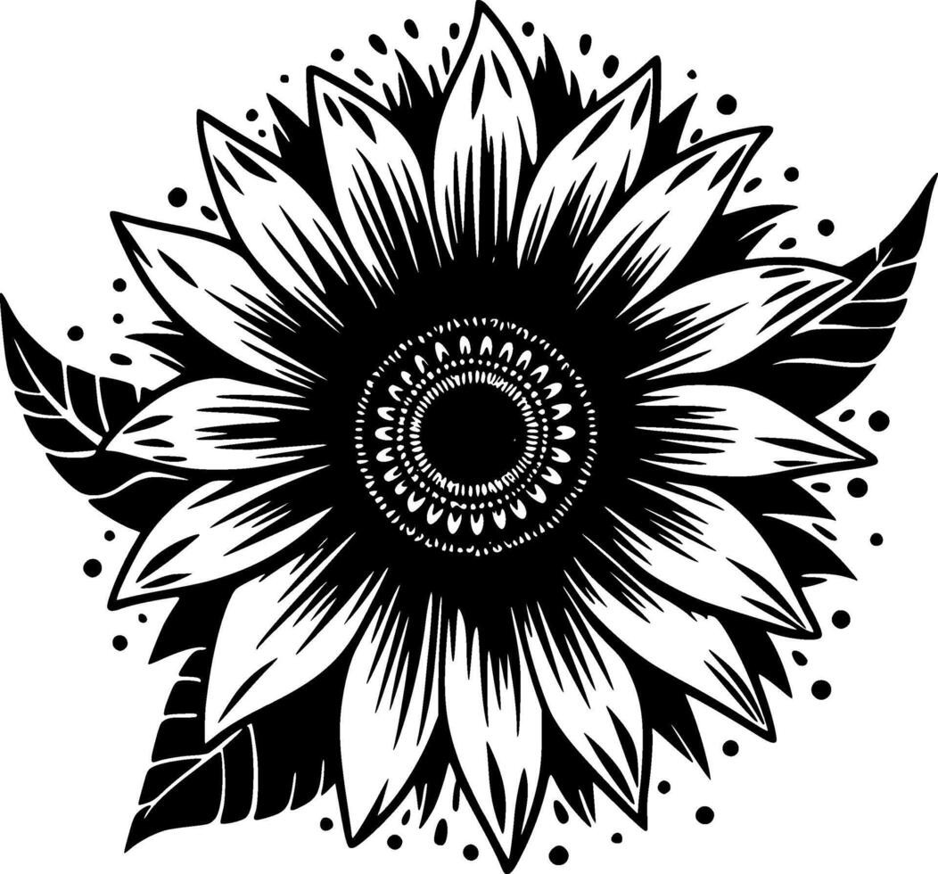 Blume - - hoch Qualität Logo - - Illustration Ideal zum T-Shirt Grafik vektor