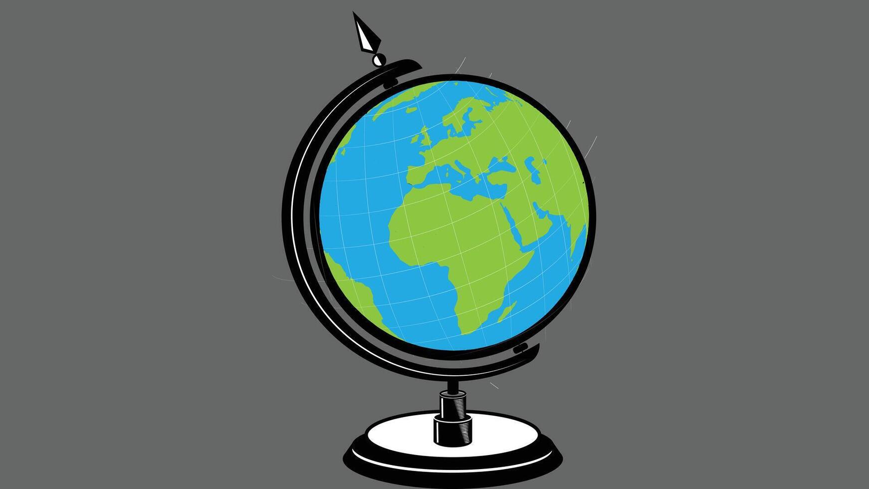 Welt Karte Globus Illustration vektor