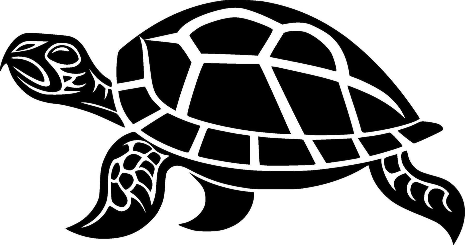 Schildkröte - - hoch Qualität Logo - - Illustration Ideal zum T-Shirt Grafik vektor