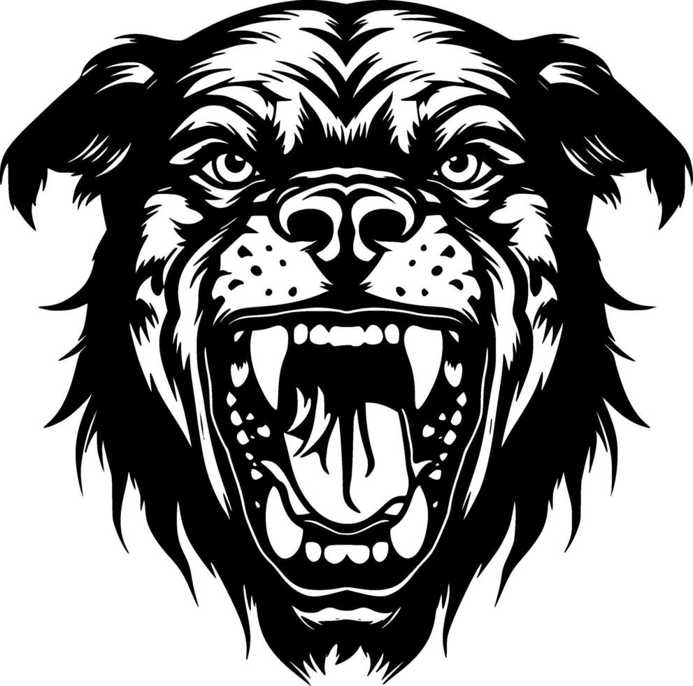 rottweiler - hög kvalitet logotyp - illustration idealisk för t-shirt grafisk vektor