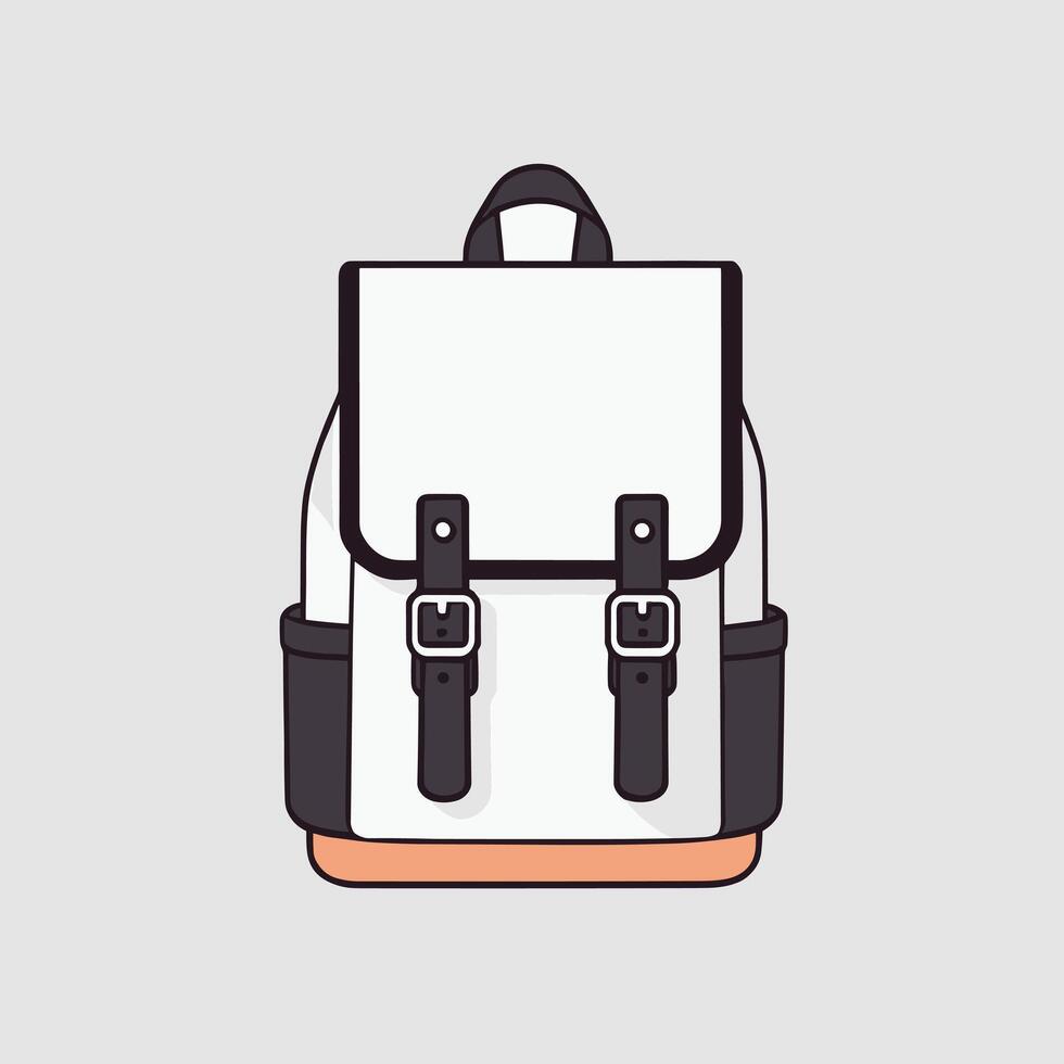 eben Illustration von ein Rucksack vektor