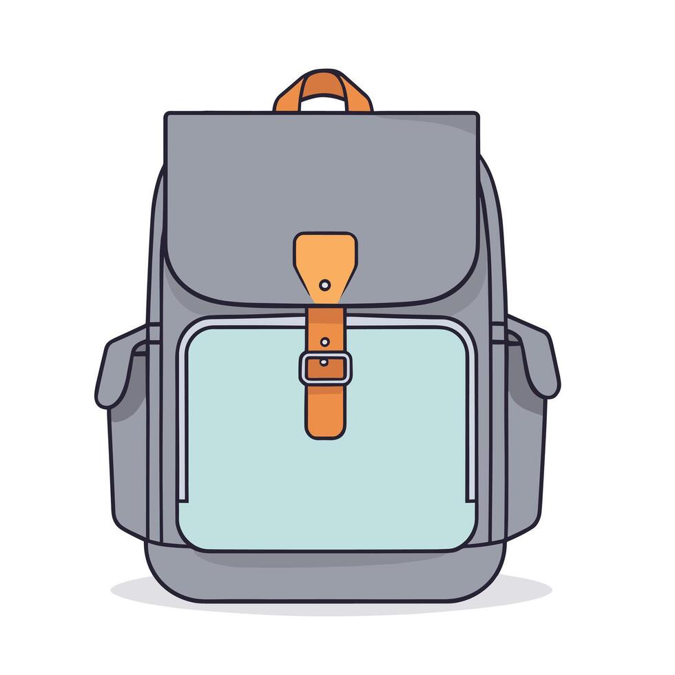 eben Illustration von ein Rucksack vektor