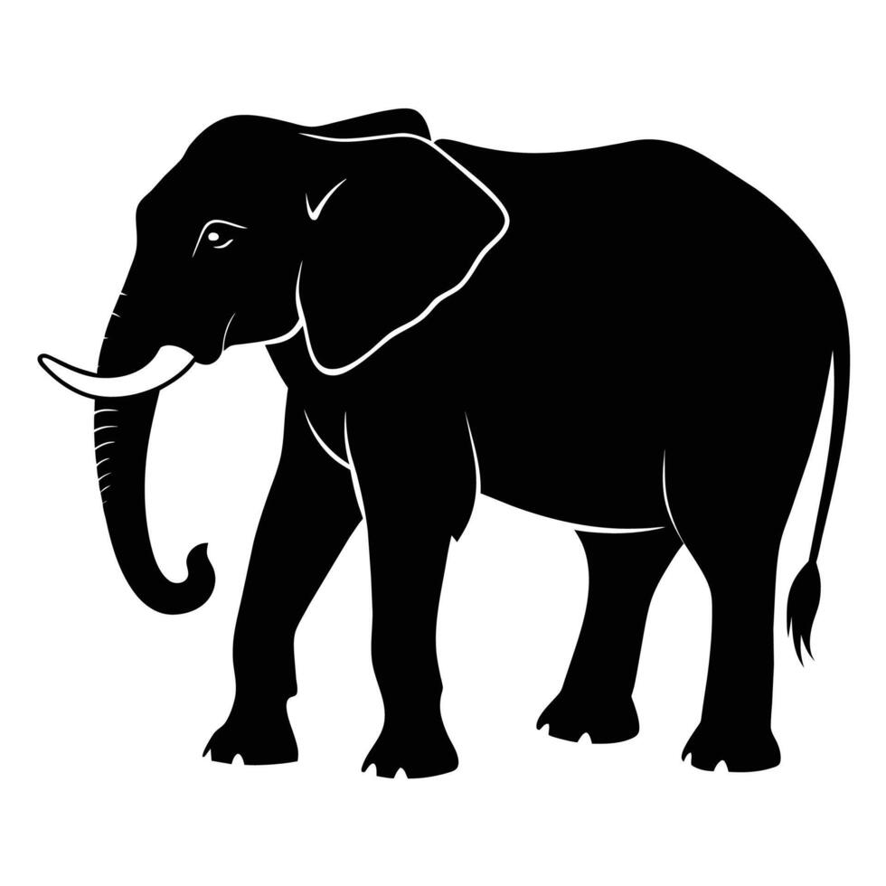 Elefant Abbildungen - - Ideal zum Safari-Themen Dekor, Kinder- Bücher, und umweltfreundlich branding vektor