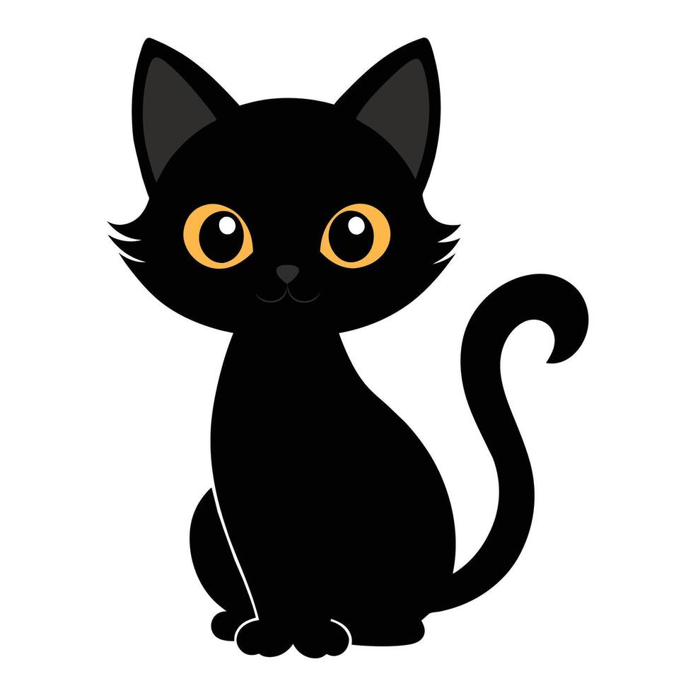förtjusande söt katt illustrationer - perfekt för hälsning kort, barns böcker, och modern kläder vektor