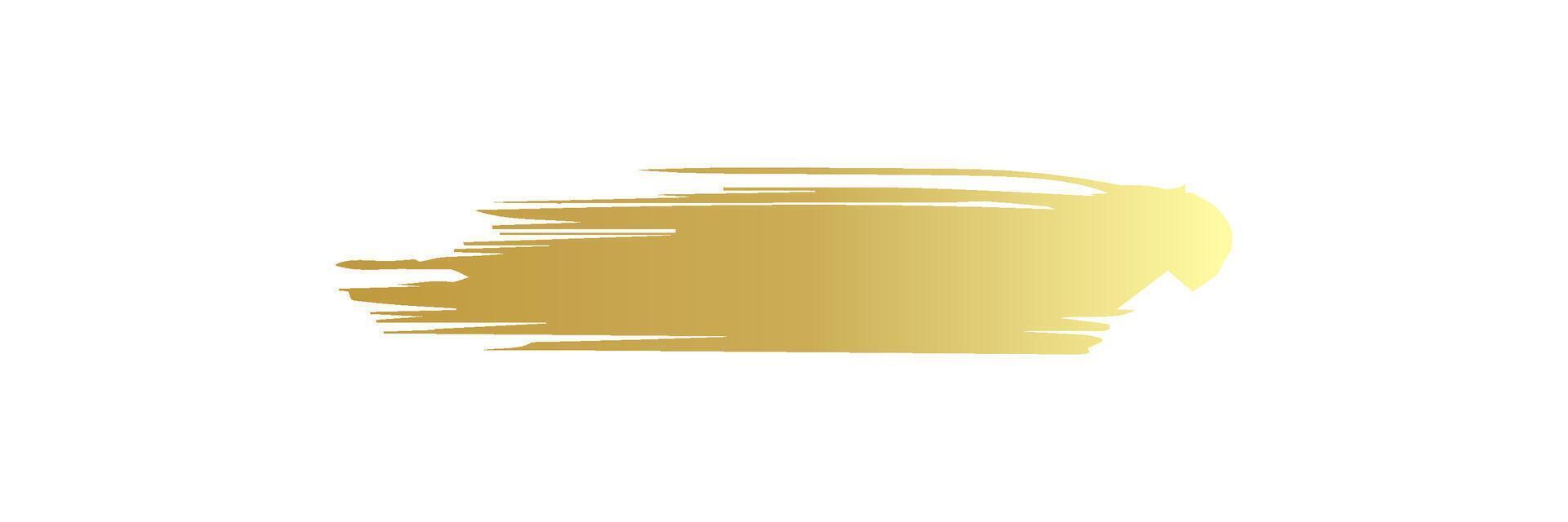 Gold Farbe Bürste Schlaganfall, Tinte Spritzer und künstlerisch Design Elemente. schmutzig Aquarell Textur, Kasten, rahmen, Grunge Hintergrund, Spritzen oder kreativ gestalten zum Sozial Medien. abstrakt Zeichnung. vektor