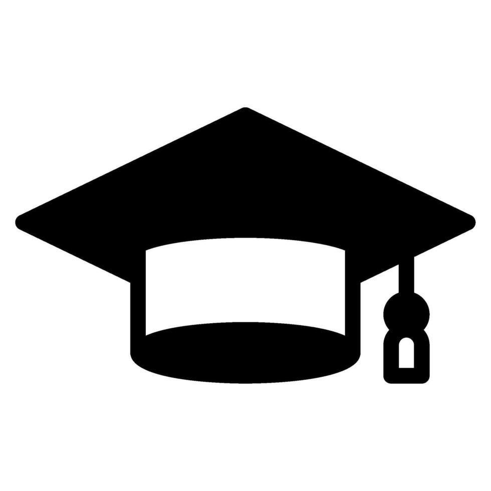 akademisch Hut Symbol Illustration, zum Netz, Anwendung, Infografik, usw vektor