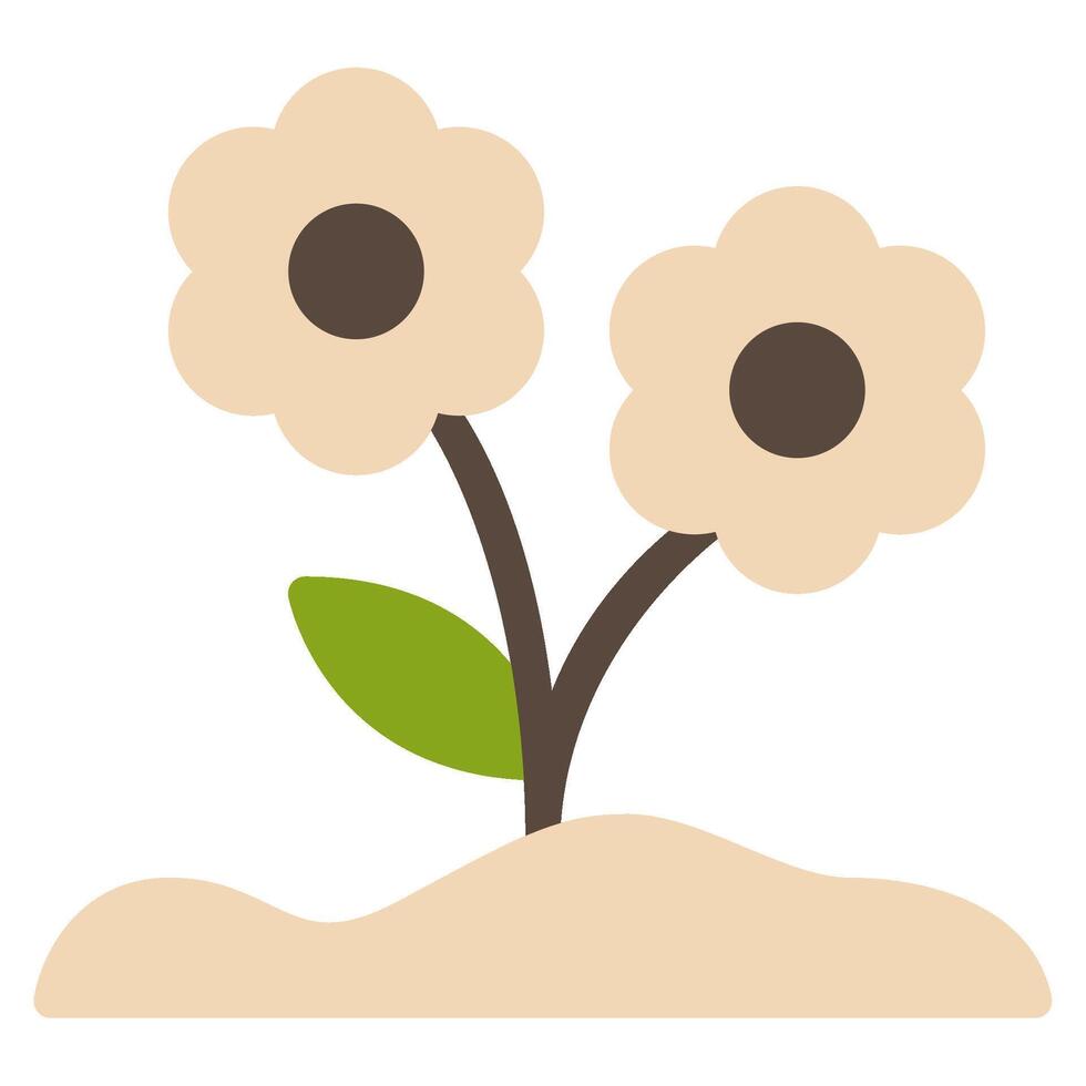 Blume Symbol Illustration, zum Netz, Anwendung, Infografik, usw vektor
