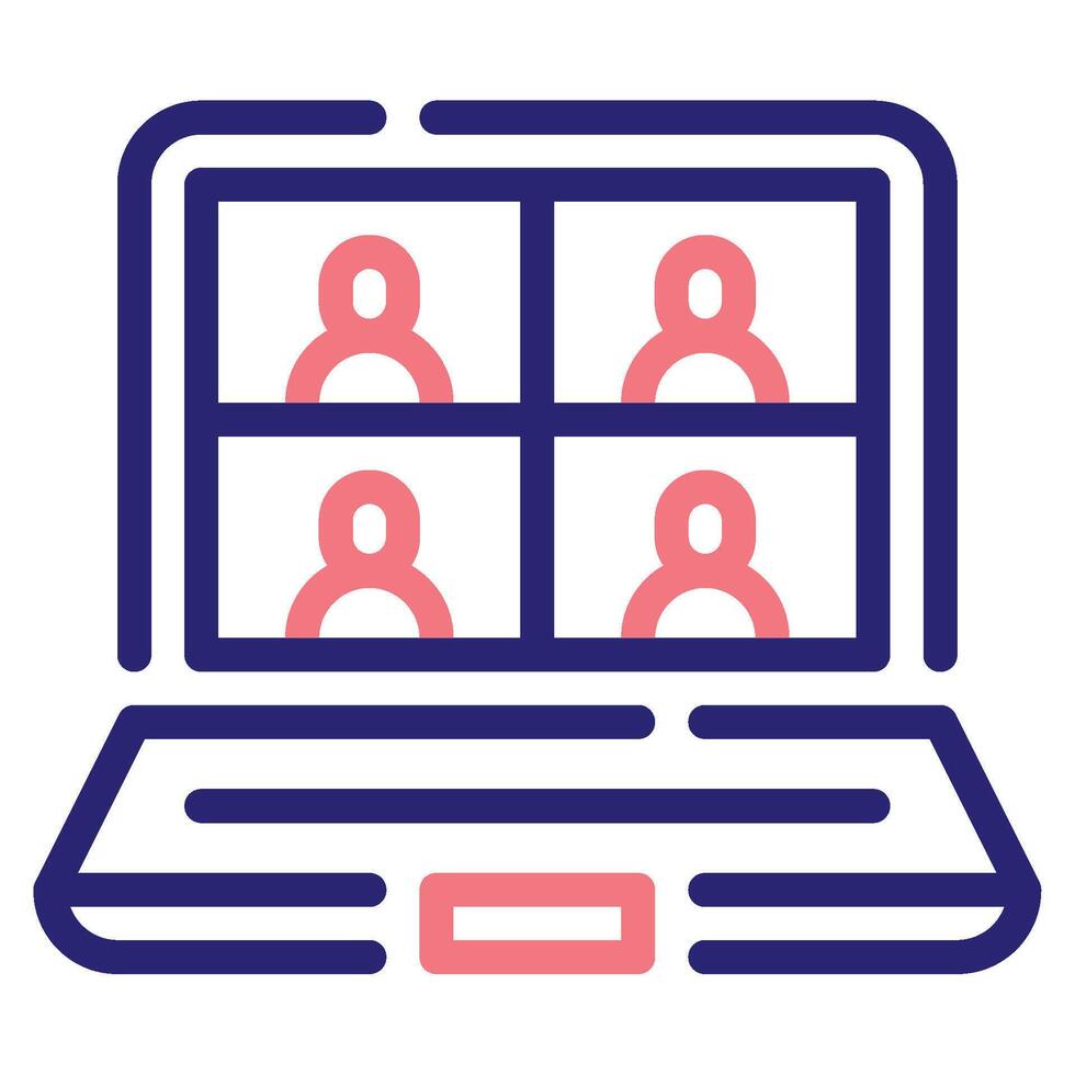 virtuell Klassenzimmer Symbol zum Netz, Anwendung, Infografik, usw vektor