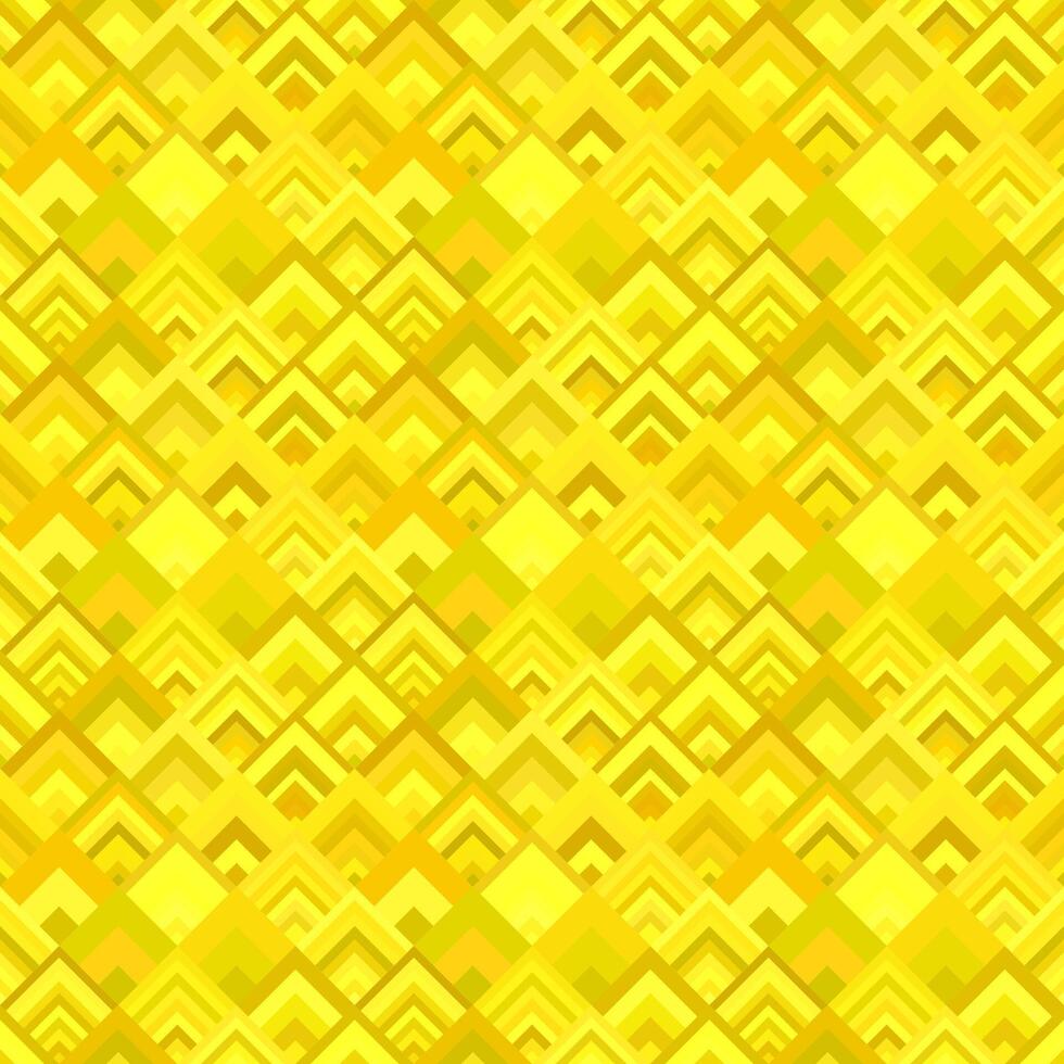 gul abstrakt geometrisk diagonal fyrkant bricka mosaik- mönster bakgrund - golv grafisk vektor