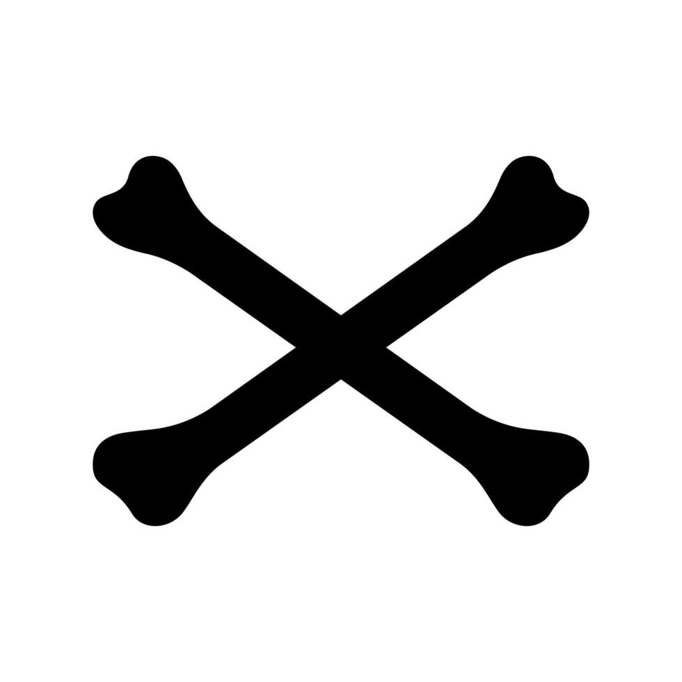 bones ikon symbol platt illustration vektor