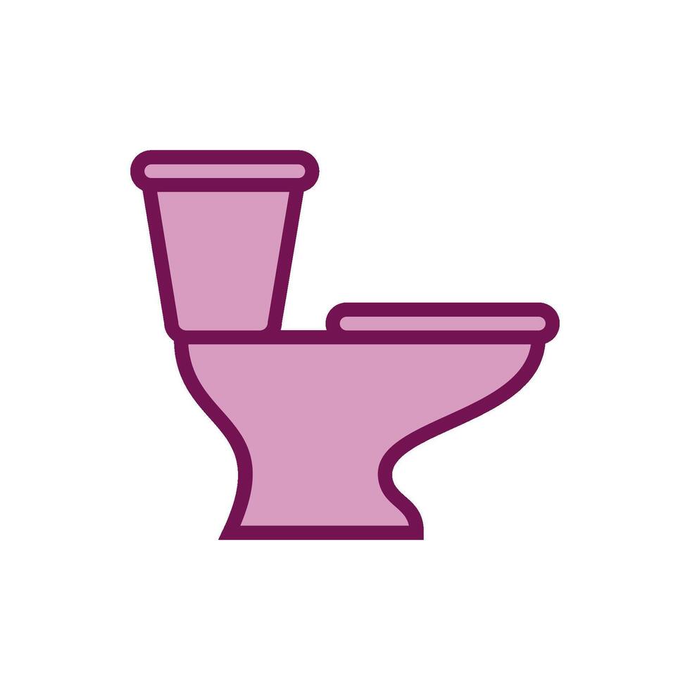 Toilette Symbol Vorlage Illustration Design vektor