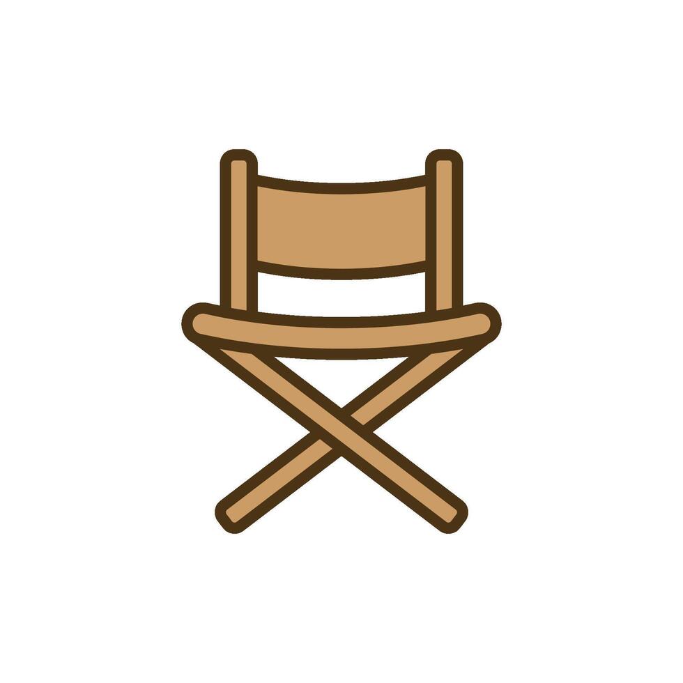 stol ikon mall illustration design vektor