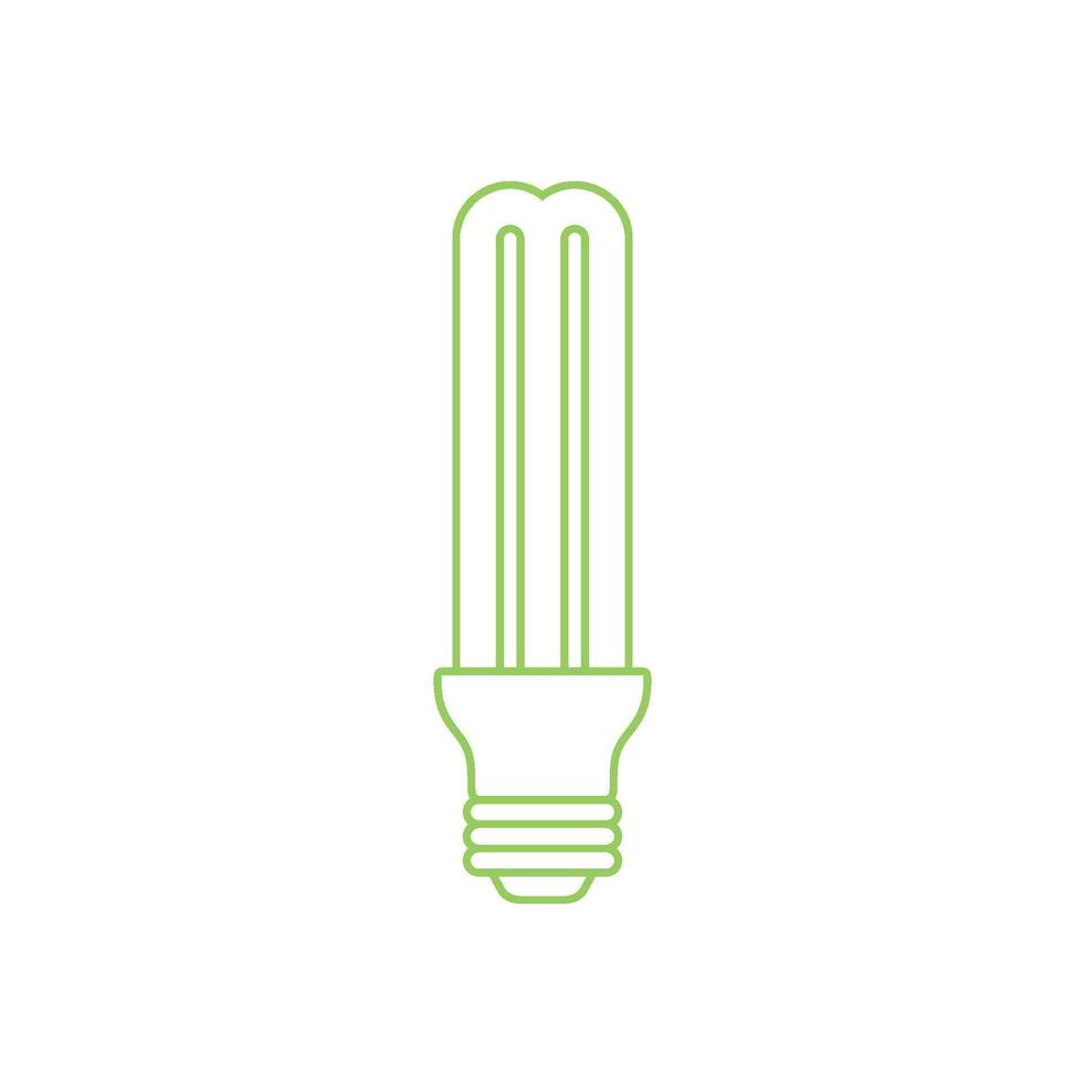 ekonomisk ljus Glödlampa ikon mall vektor