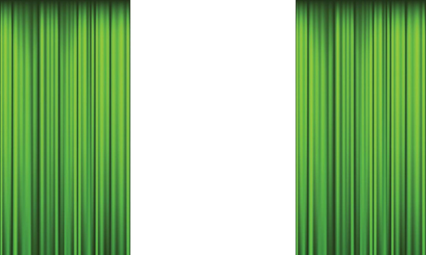 teater skede grön gardiner realistisk vektor