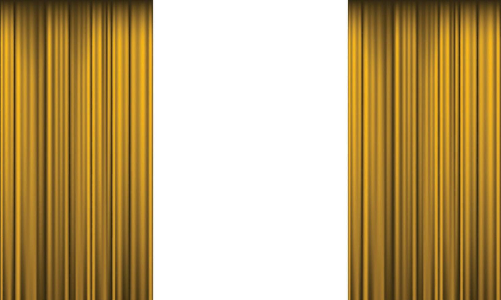 teater skede gul gardiner realistisk vektor