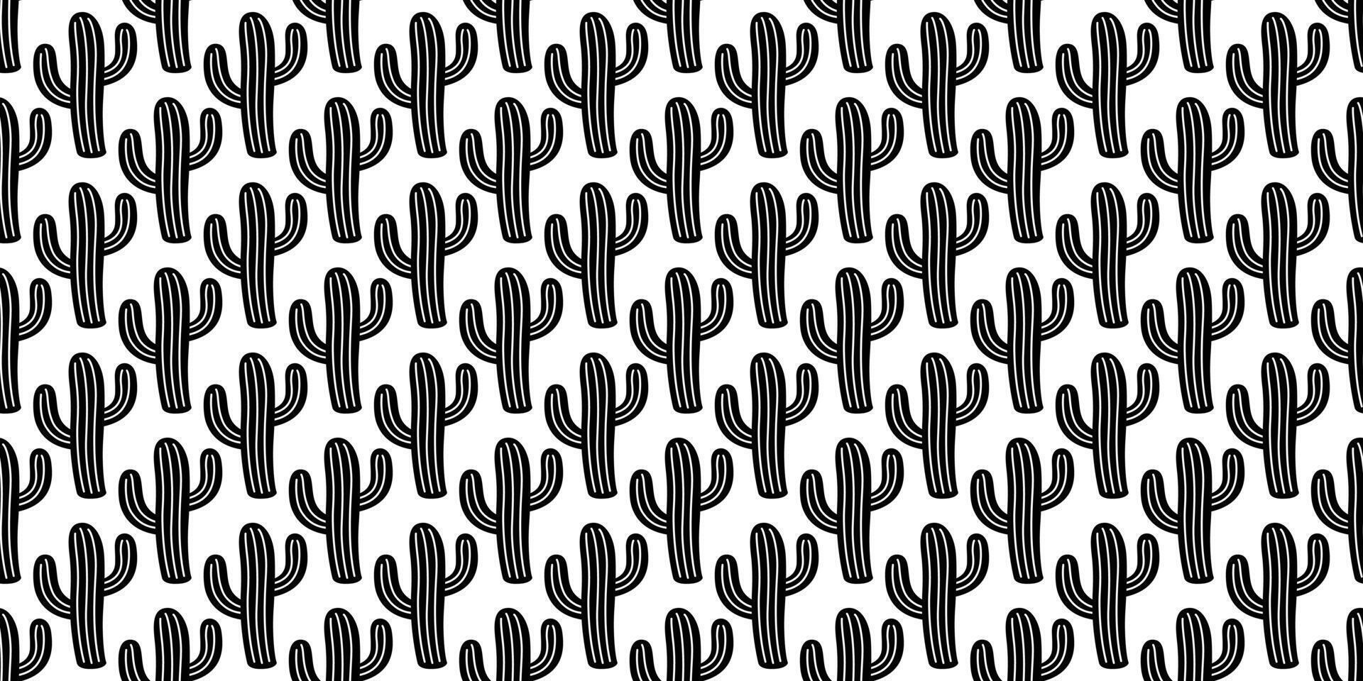 kaktus sömlös mönster öken- botanica blomma växt trädgård tecknad serie bricka tapet klotter upprepa bakgrund illustration scarf isolerat design vektor