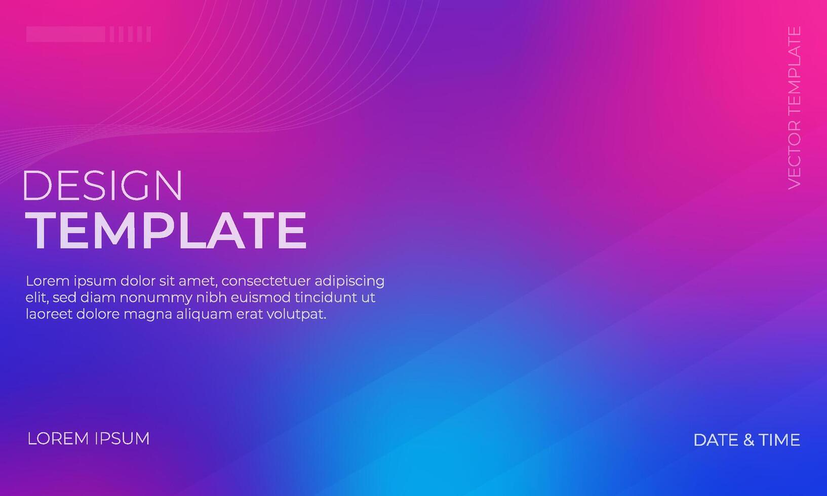 Blau und Magenta Gradient Hintergrund Design Inspiration vektor