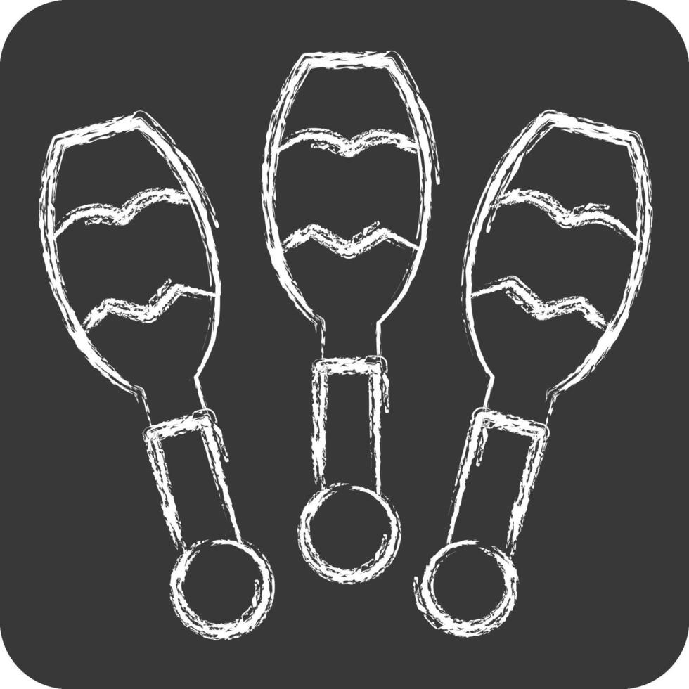 Symbol Jonglieren. verbunden zu Parade Symbol. Kreide Stil. einfach Design Illustration vektor
