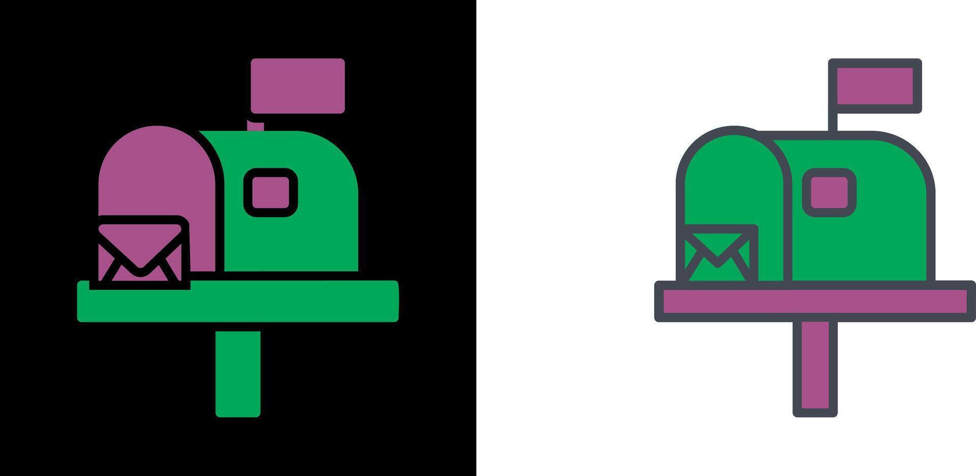 Mailbox-Icon-Design vektor