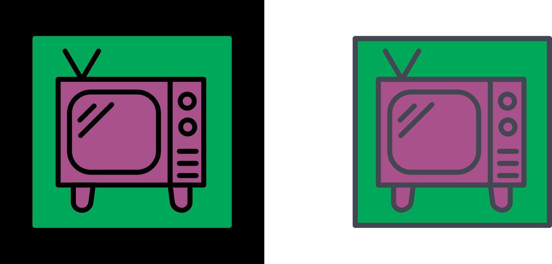 TV-Icon-Design vektor