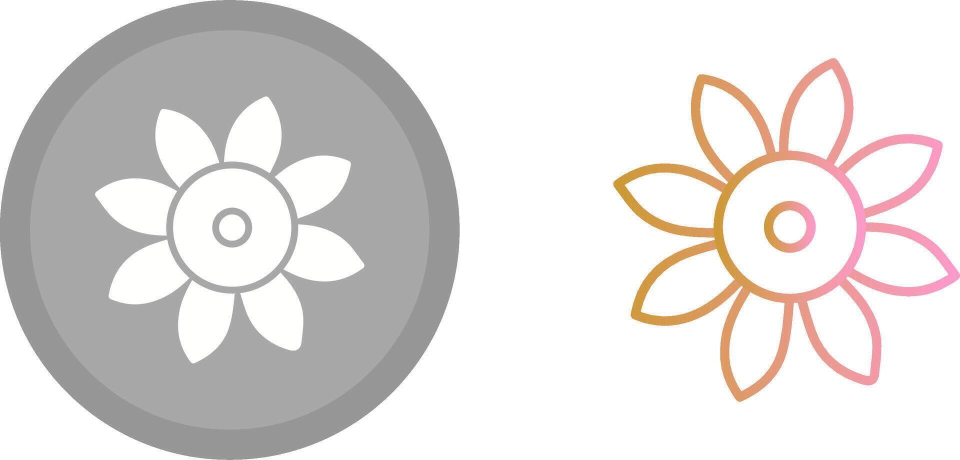 Blumen-Icon-Design vektor