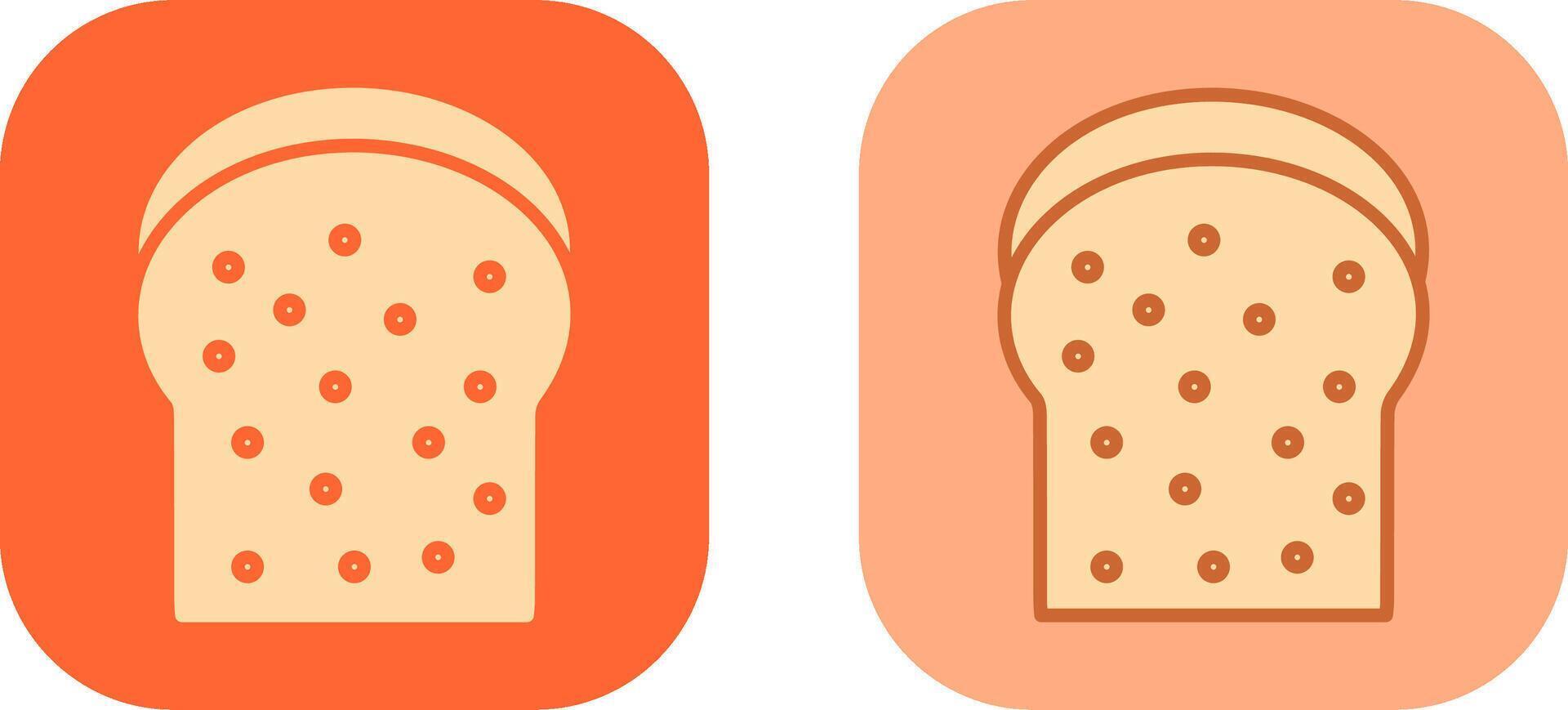 bröd ikon design vektor