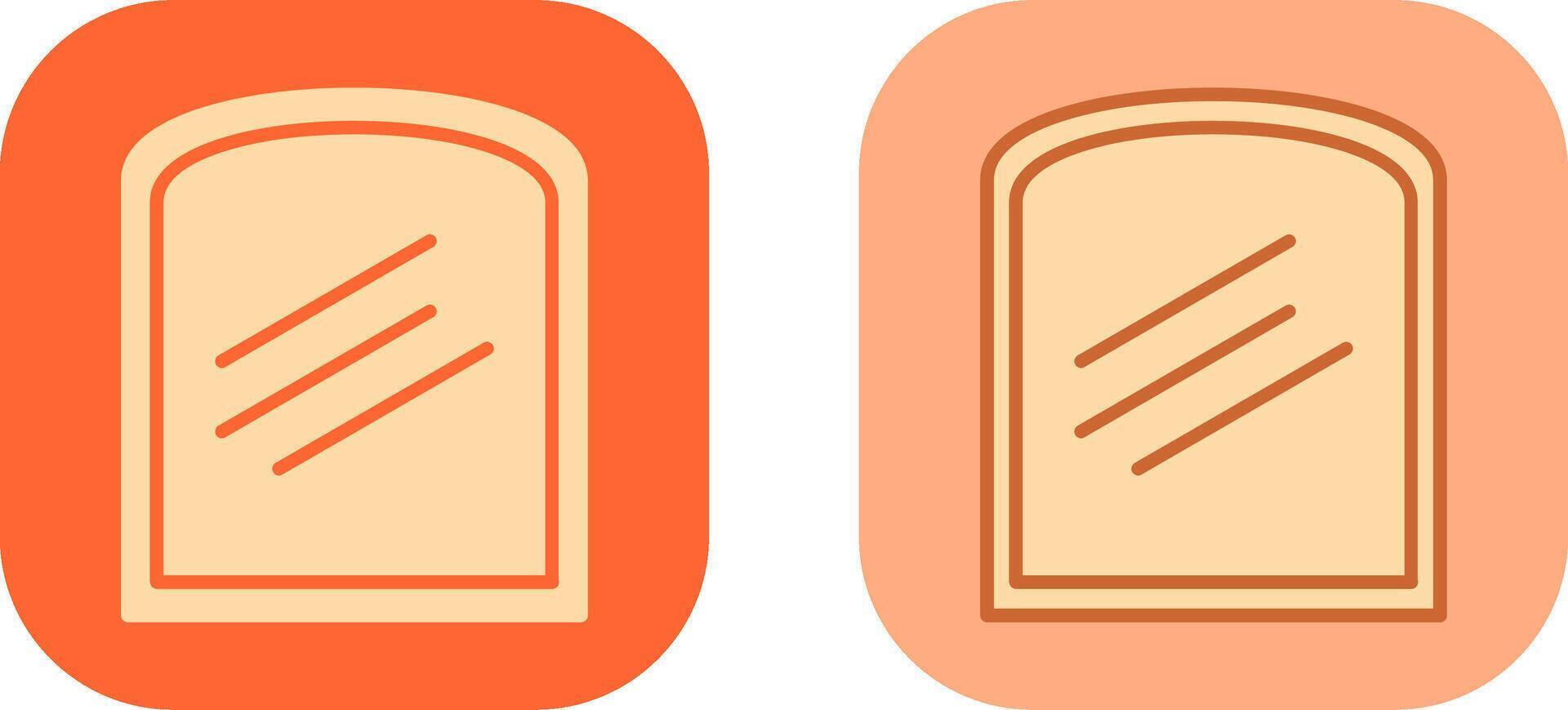 Toast-Icon-Design vektor