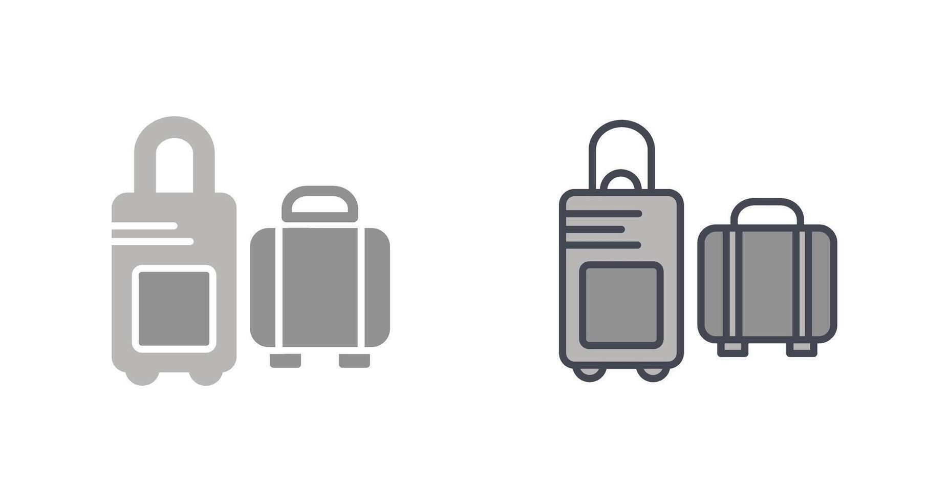 resväska ikon design vektor