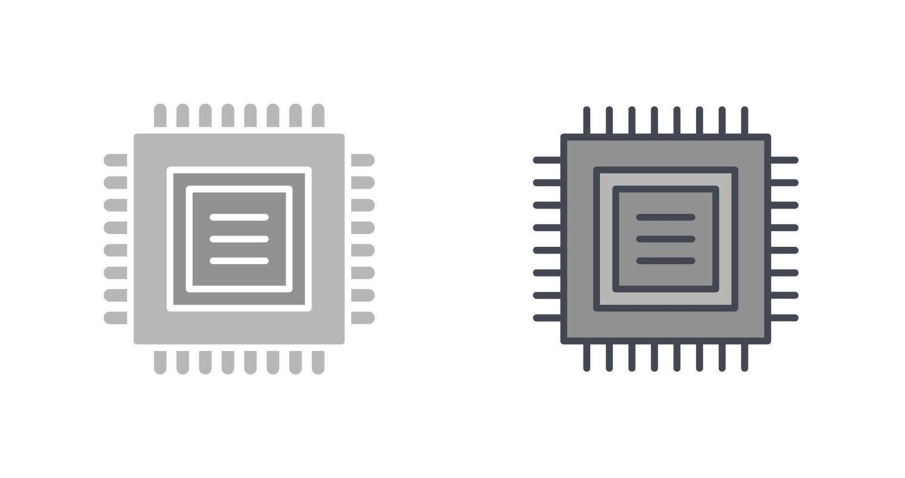 CPU-Icon-Design vektor