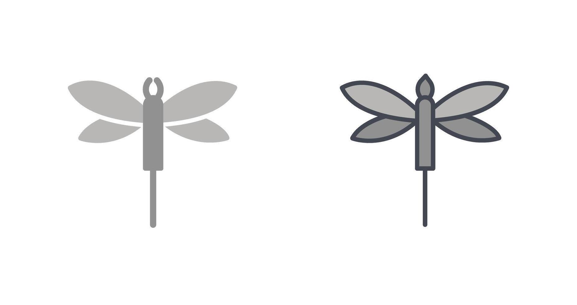 Libellen-Icon-Design vektor