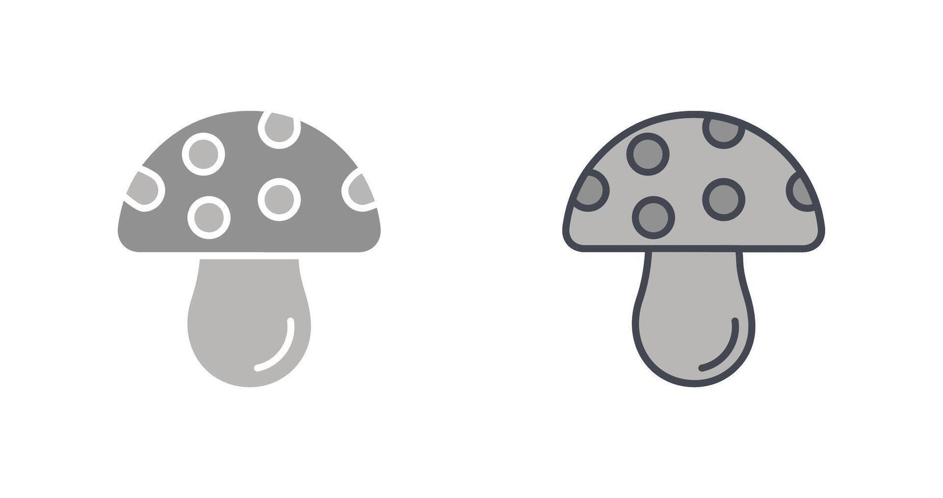 Pilz-Icon-Design vektor