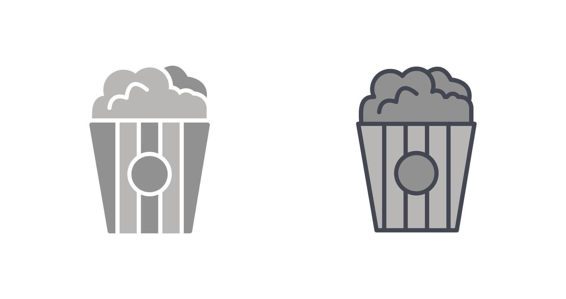 Popcorn-Icon-Design vektor