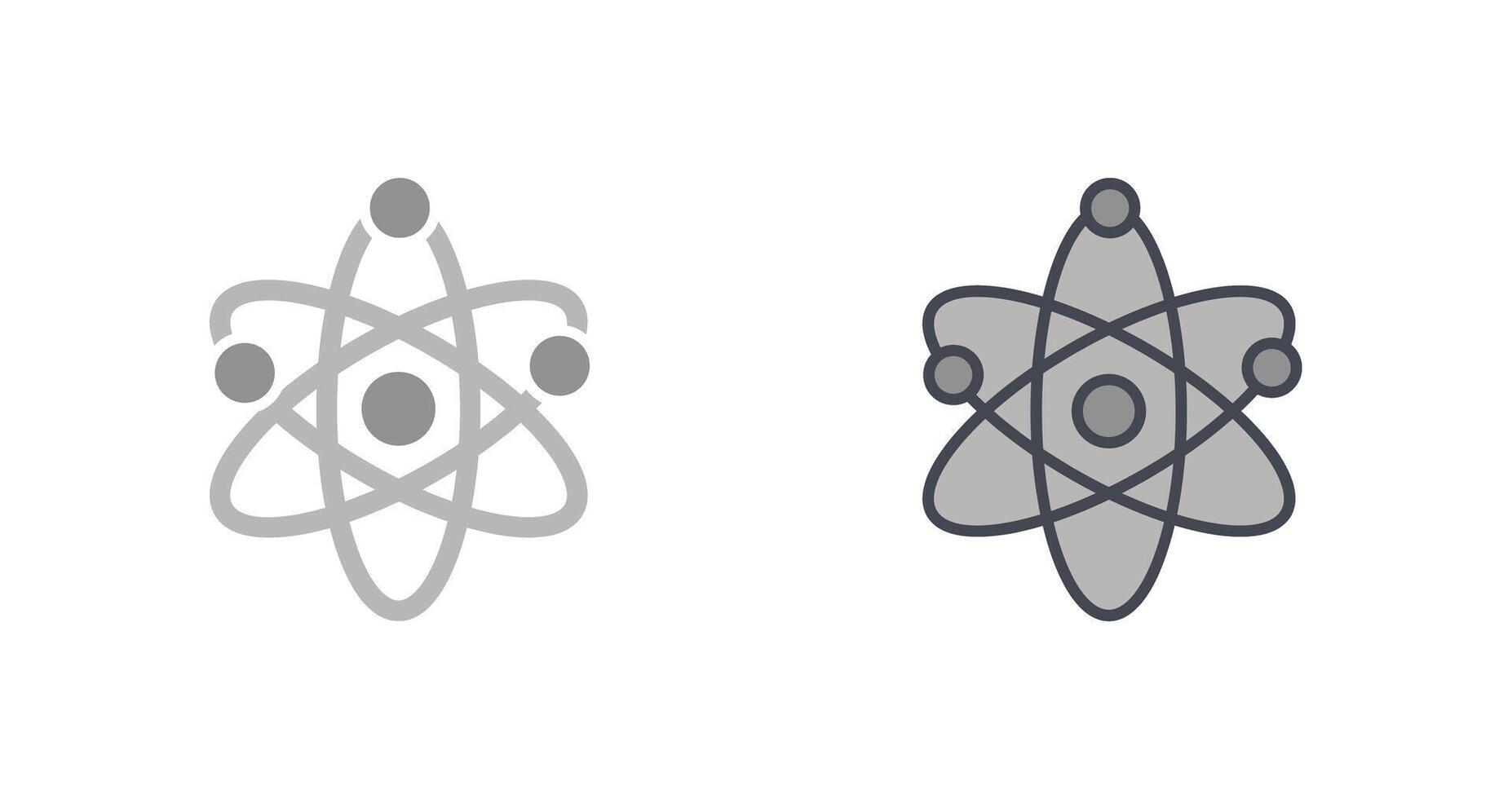 Atom-Icon-Design vektor