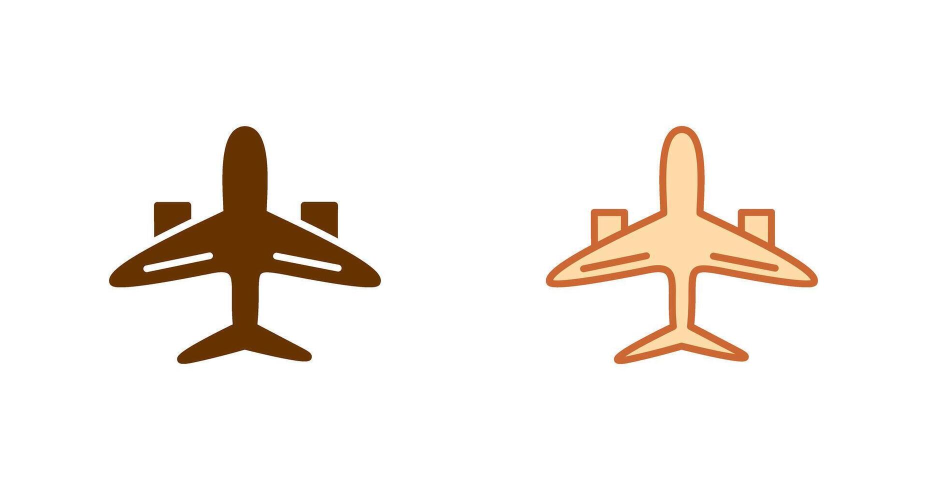 Flugzeug Symbol Design vektor