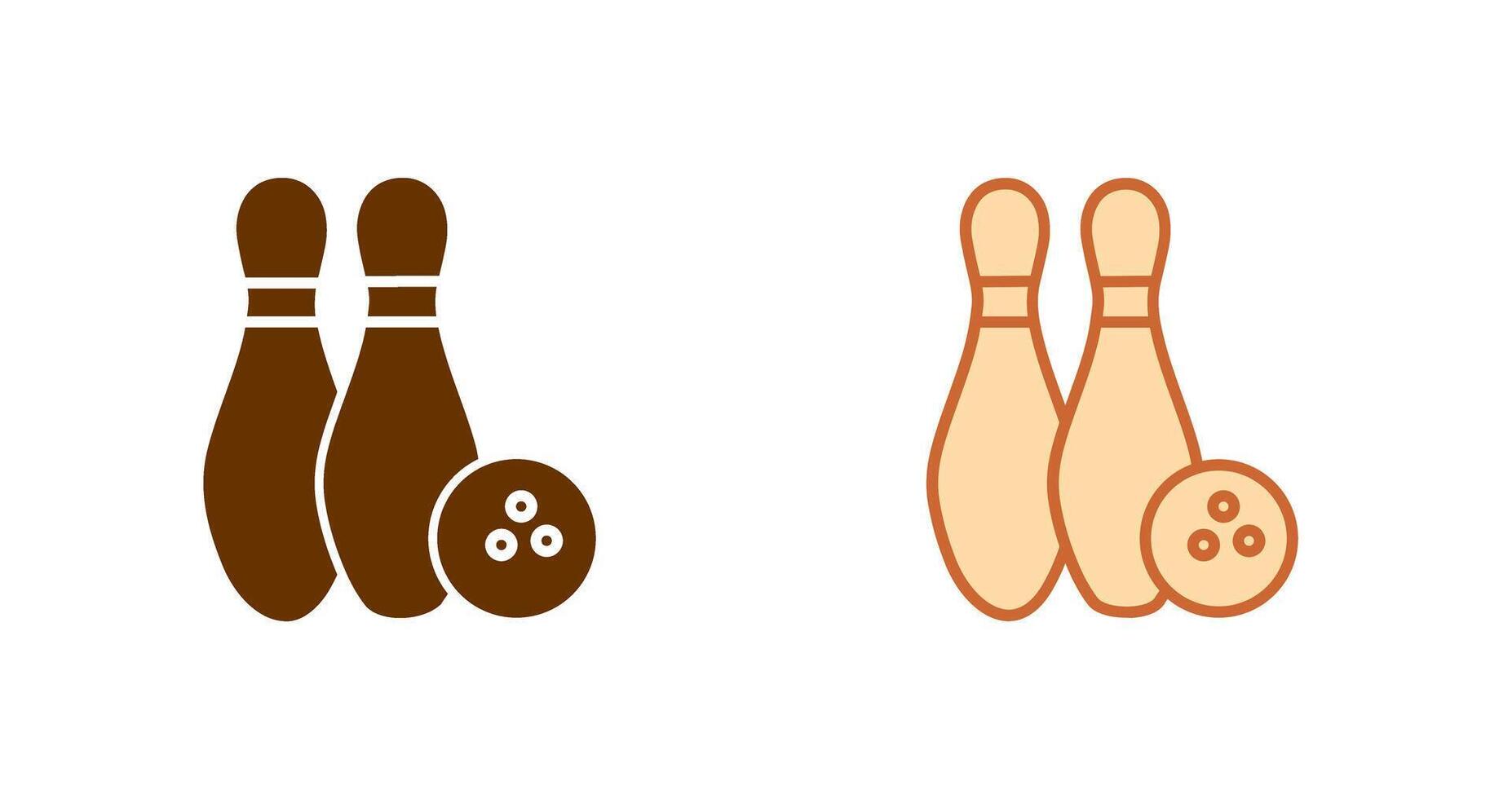 bowling ikon design vektor