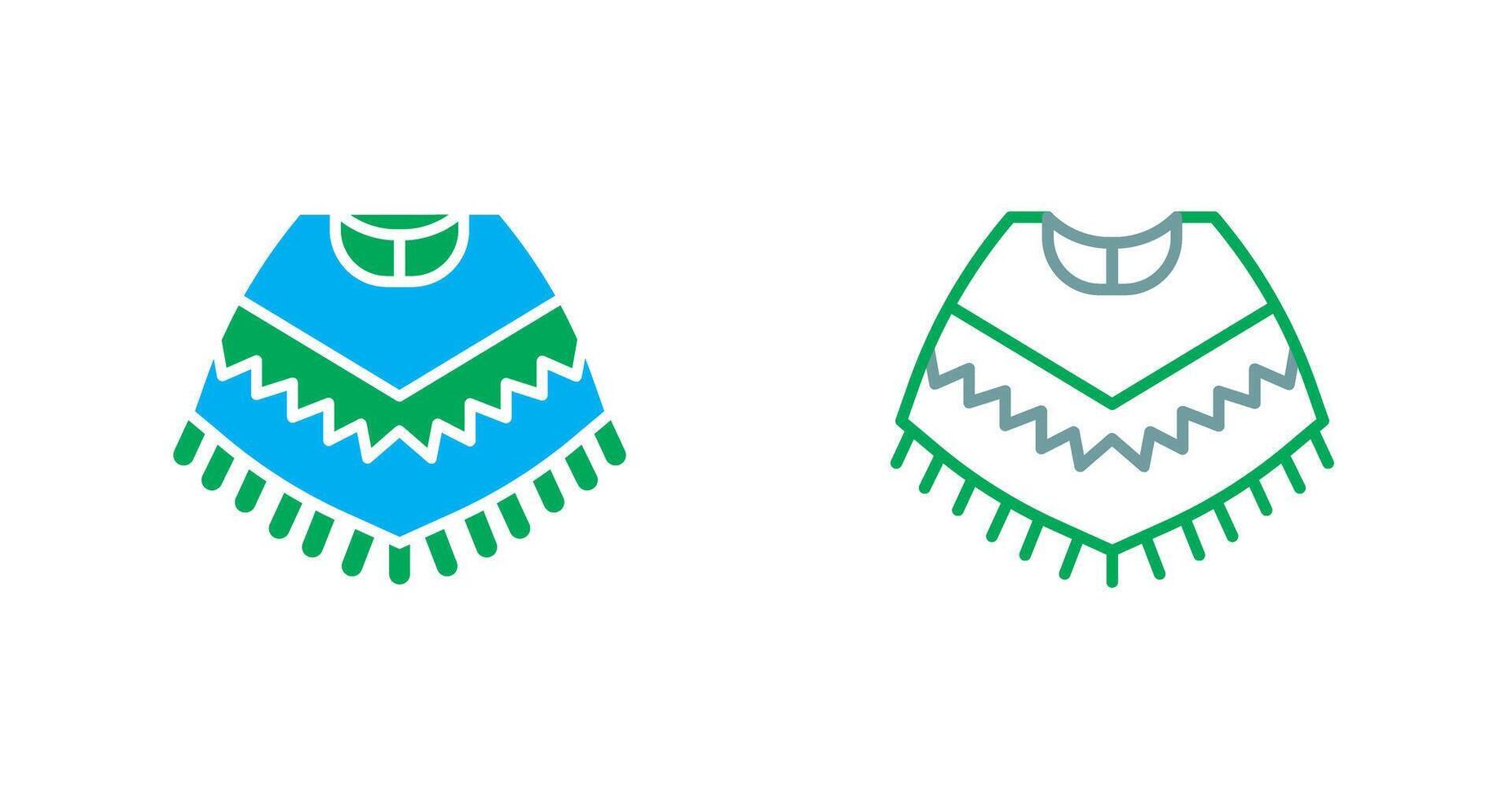 Poncho Symbol Design vektor