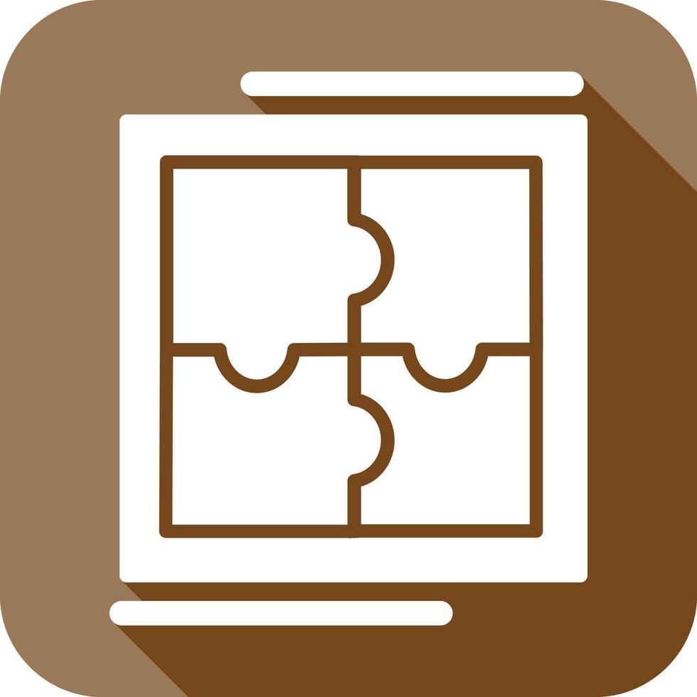 Puzzle-Icon-Design vektor