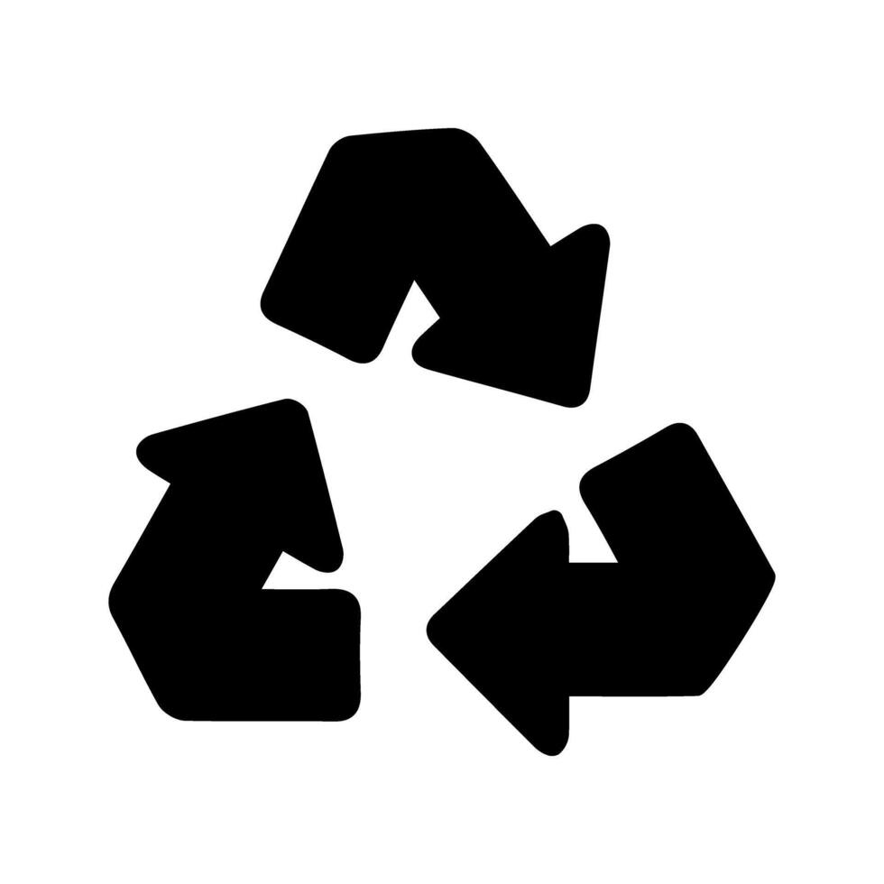 recyceln Pfeil Symbol vektor