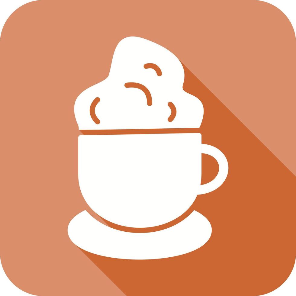 Symbol für cremigen Kaffee vektor