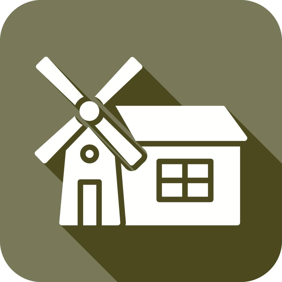 Windmühlen-Icon-Design vektor