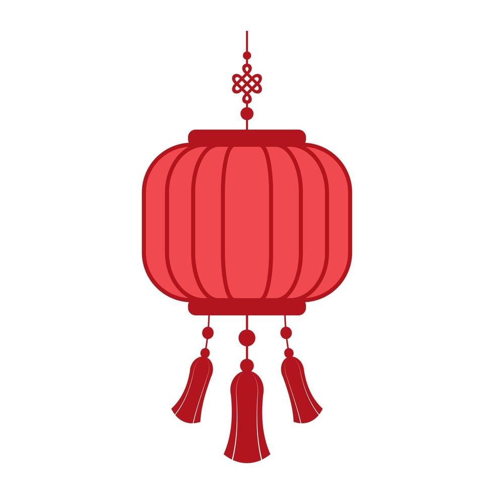 kinesiska nyårets röda lykta vektor