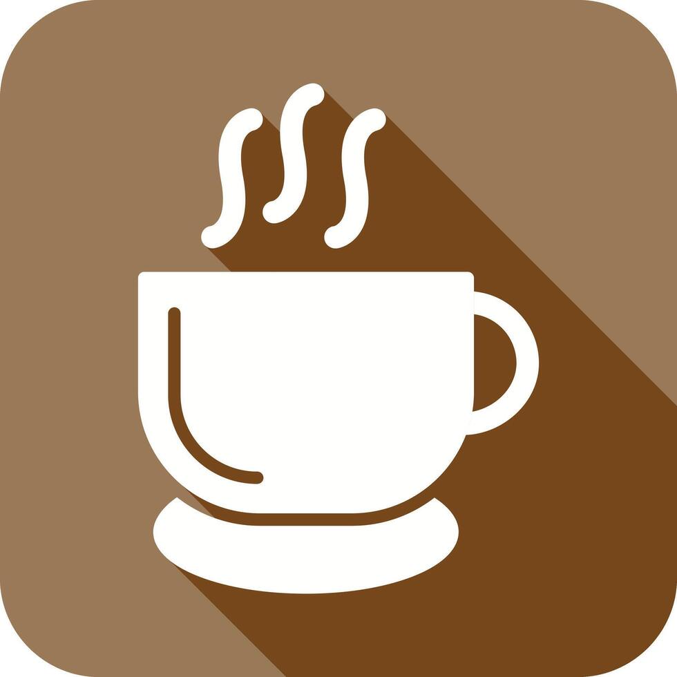 varmt kaffe ikon vektor
