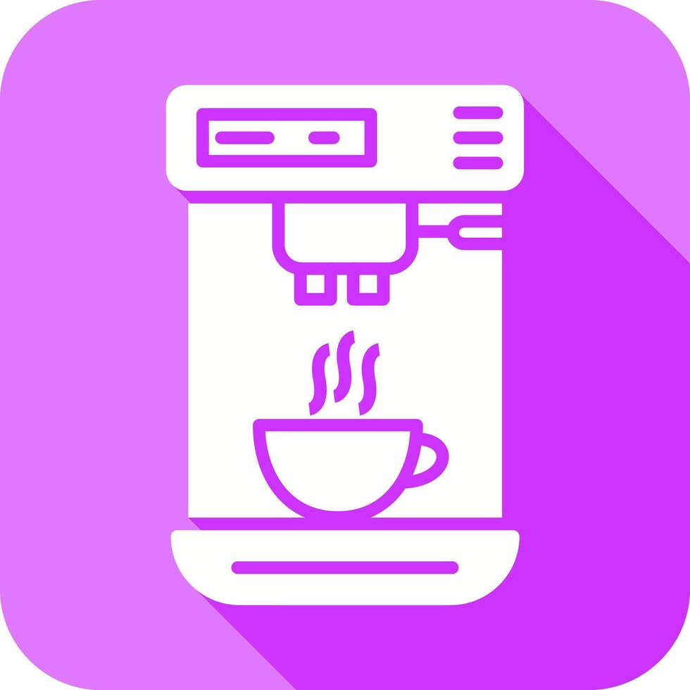 kaffemaskin i ikonen vektor