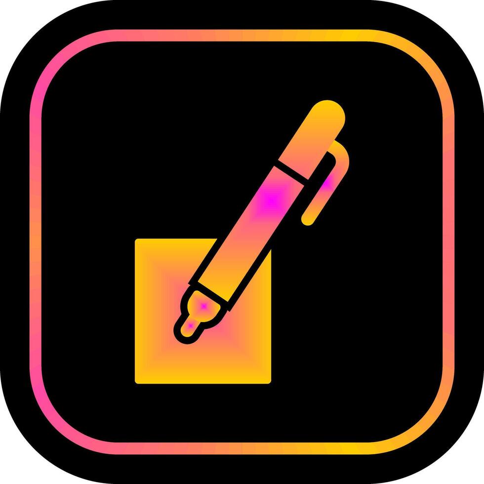 Stift-Icon-Design vektor