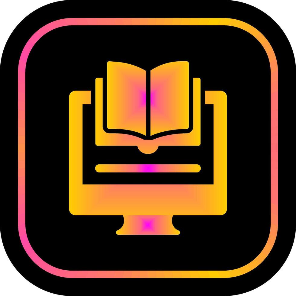 E-Book-Icon-Design vektor