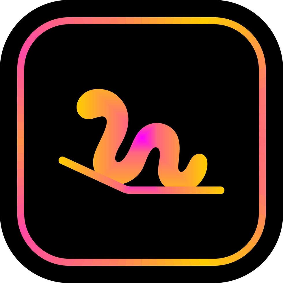 Wurm-Icon-Design vektor